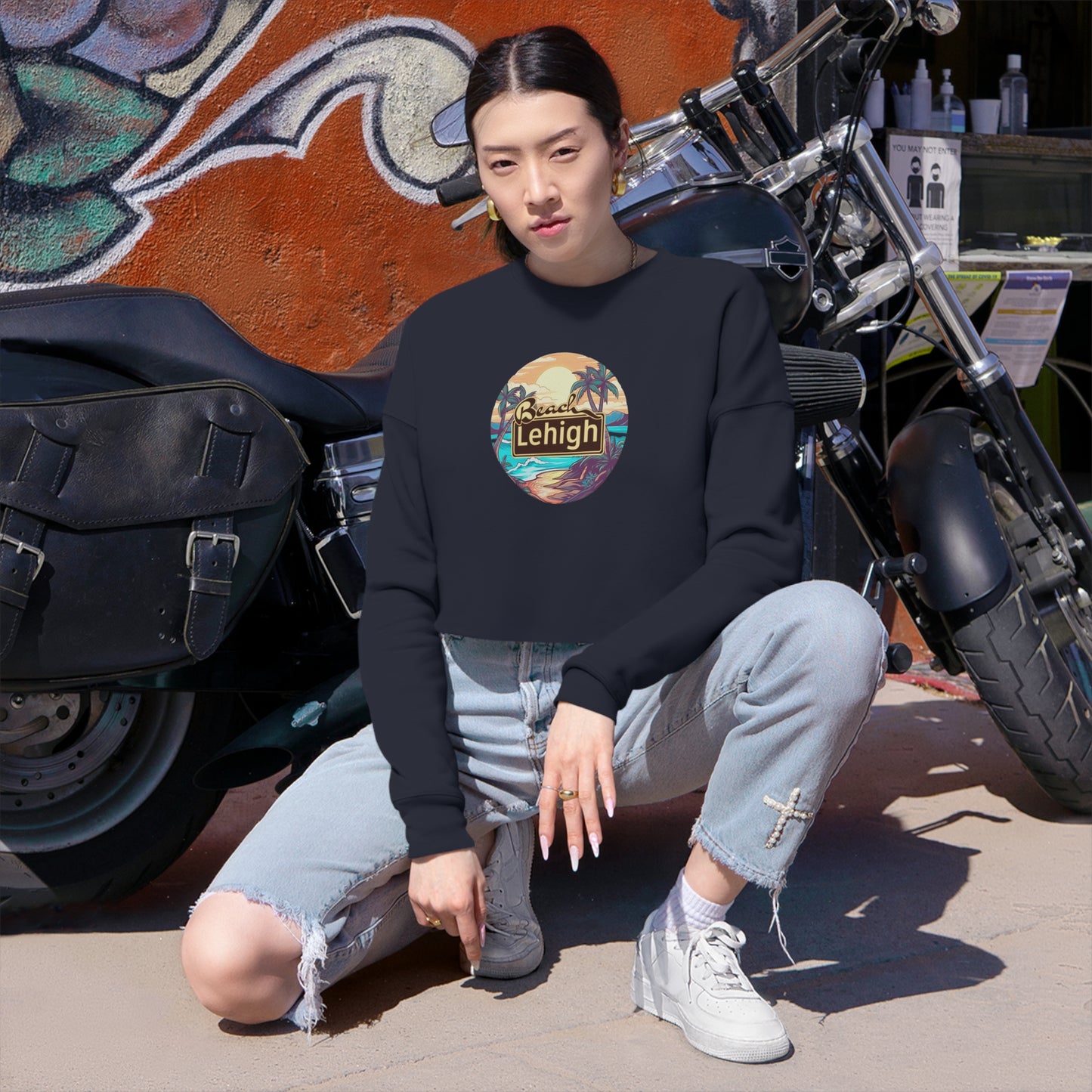 Aloha Lehigh Cropped Sweatshirt