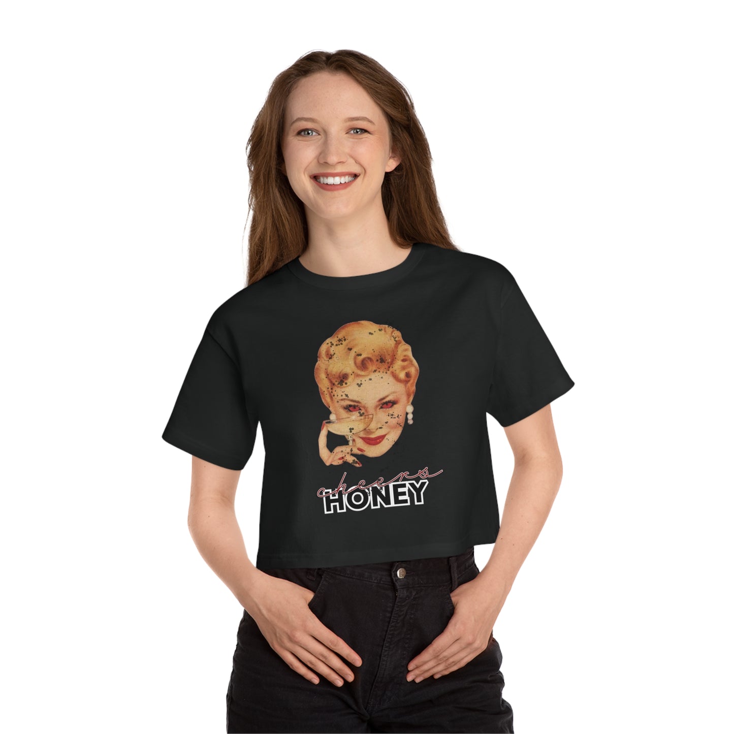 Cheers Champ Cropped T-Shirt