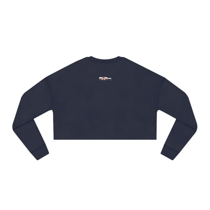 Wine Jump Cropped Sweatshirt