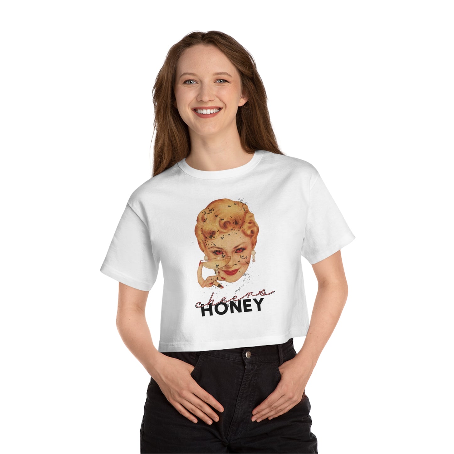Cheers Champ Cropped T-Shirt