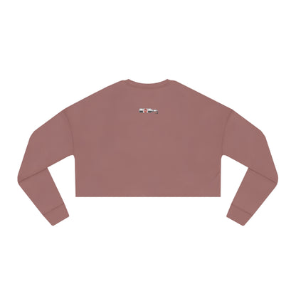 Wine Jump Cropped Sweatshirt