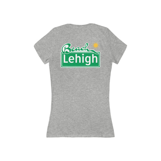 Women's Jersey Short Sleeve Deep V-Neck Tee
