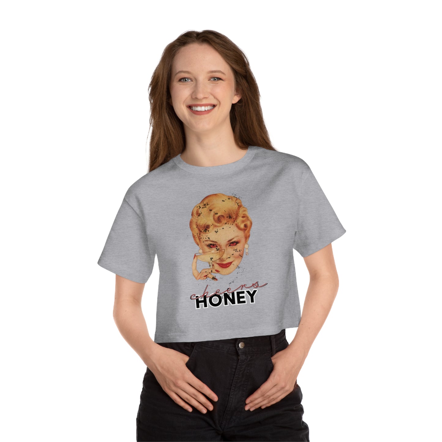Cheers Champ Cropped T-Shirt