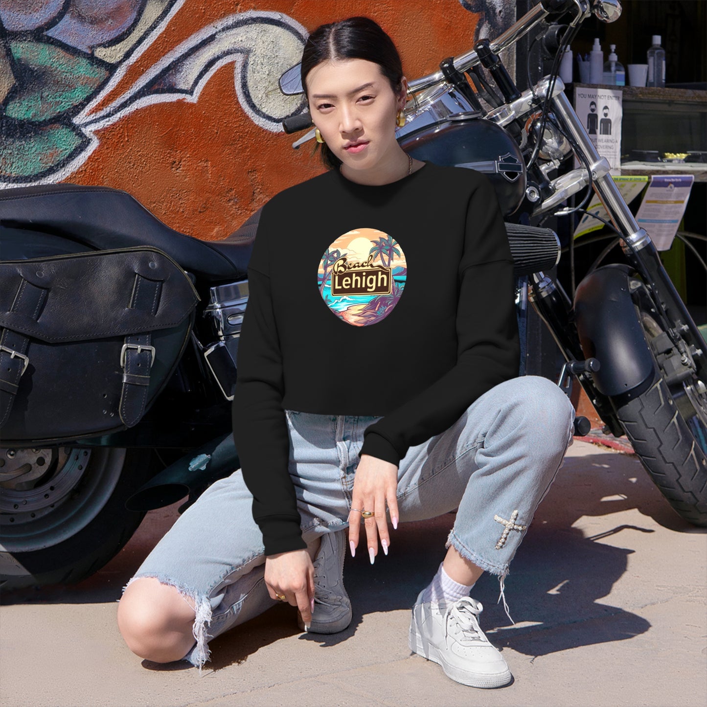 Aloha Lehigh Cropped Sweatshirt