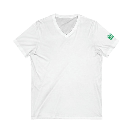 Unisex Jersey Short Sleeve V-Neck Tee