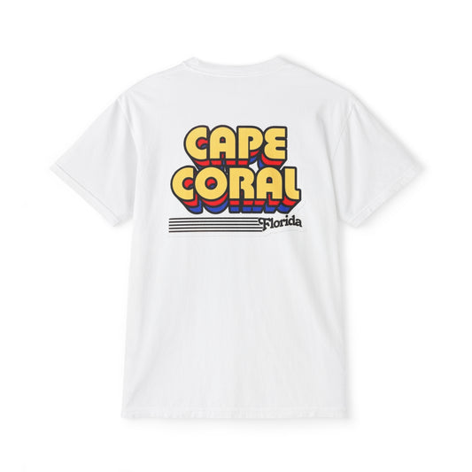 Cape Coral Retro Pocket T-Shirt (Unisex)