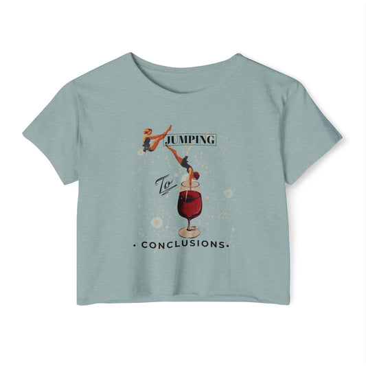 Wine Dive Lehigh Cropped Tee